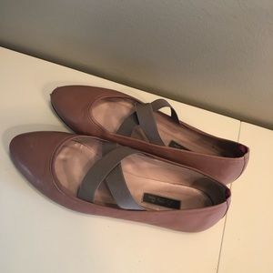 SJP by Sarah Jessica Parker Shoes - SJP Blush Leather Matinee Ballet Flat SJP by Sarah Jessica Parker Shoes - SJP Blush Leather Matinee Ballet Flat